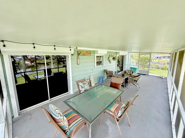 a view of kitchen with wooden floor
