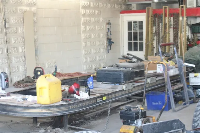 a view of a glass door with glass door