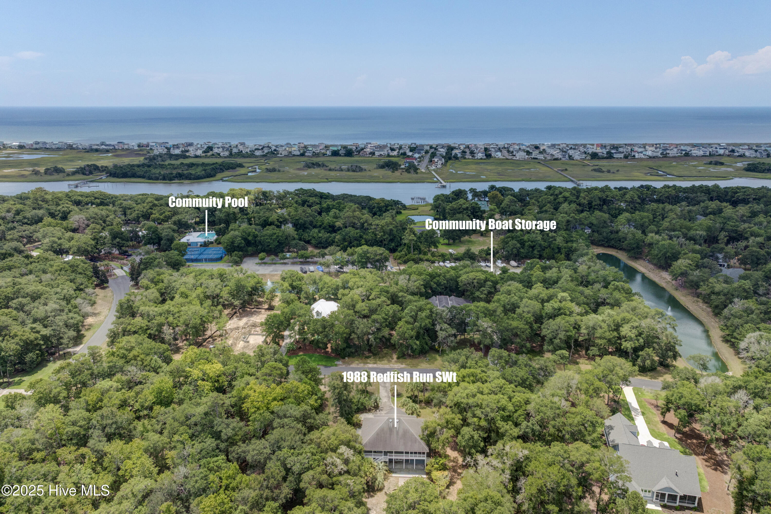 1988 Redfish Run Southwest Supply, NC 28462 - Photo 62 of 89 1988RedfishRunSWDrone-5