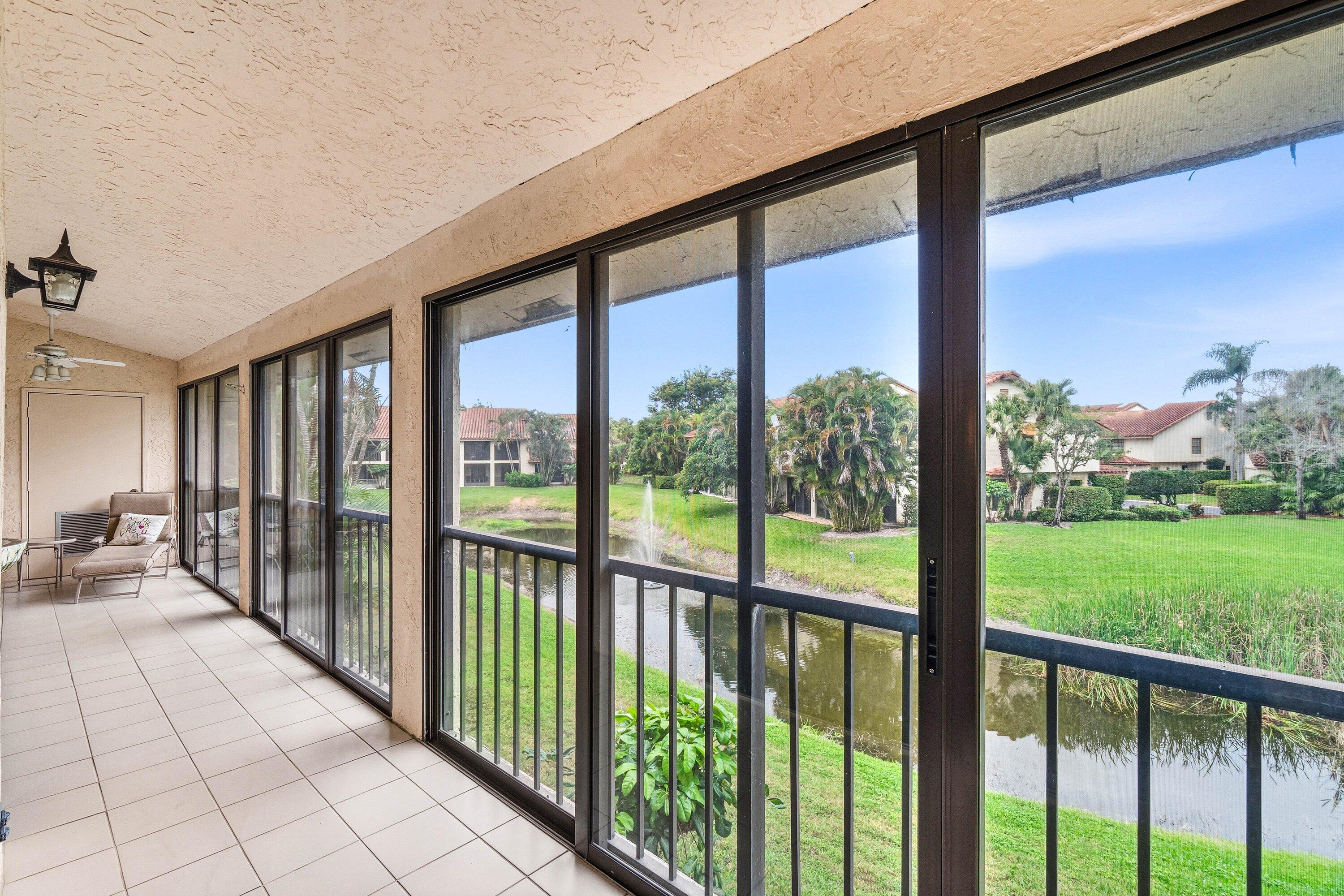 7759 La Mirada Drive Boca Raton, FL 33433 - Photo 26 of 37 LG ENCLOSED BALCONY