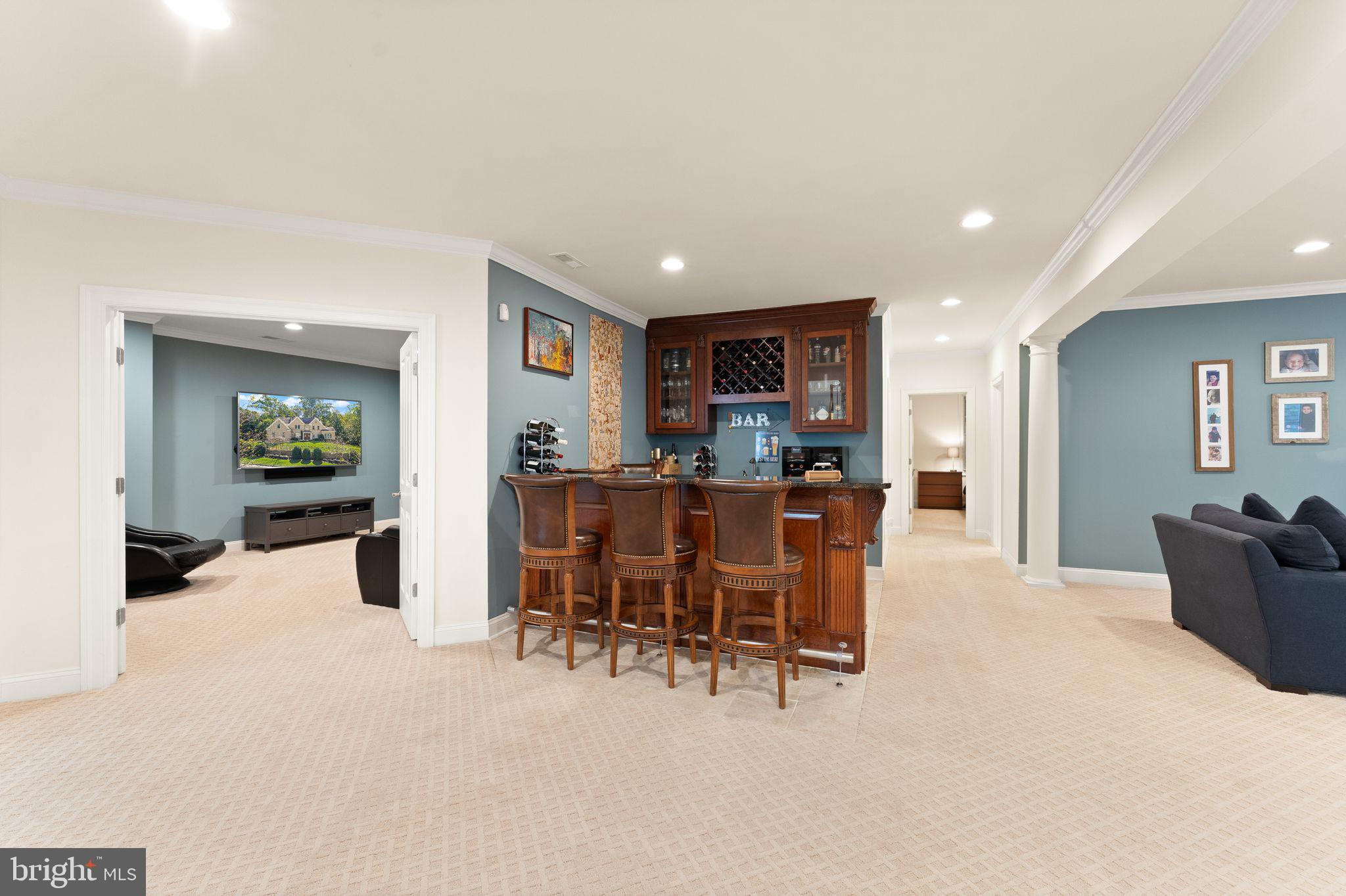 9603 Thistle Ridge Lane Vienna, VA 22182 - Photo 50 of 73 Lower Level Bar