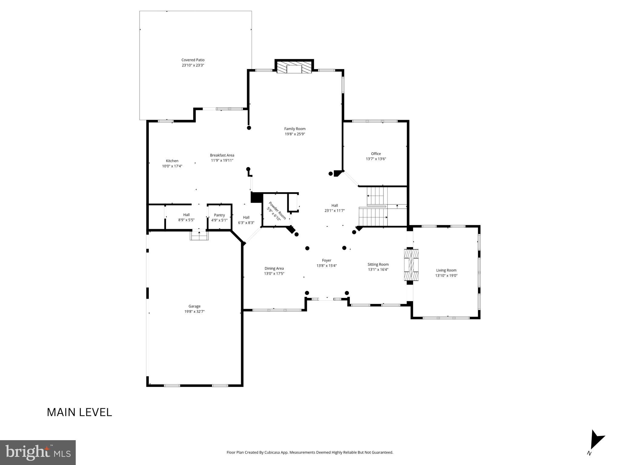 9603 Thistle Ridge Lane Vienna, VA 22182 - Photo 71 of 73 Main Level Floor Plan
