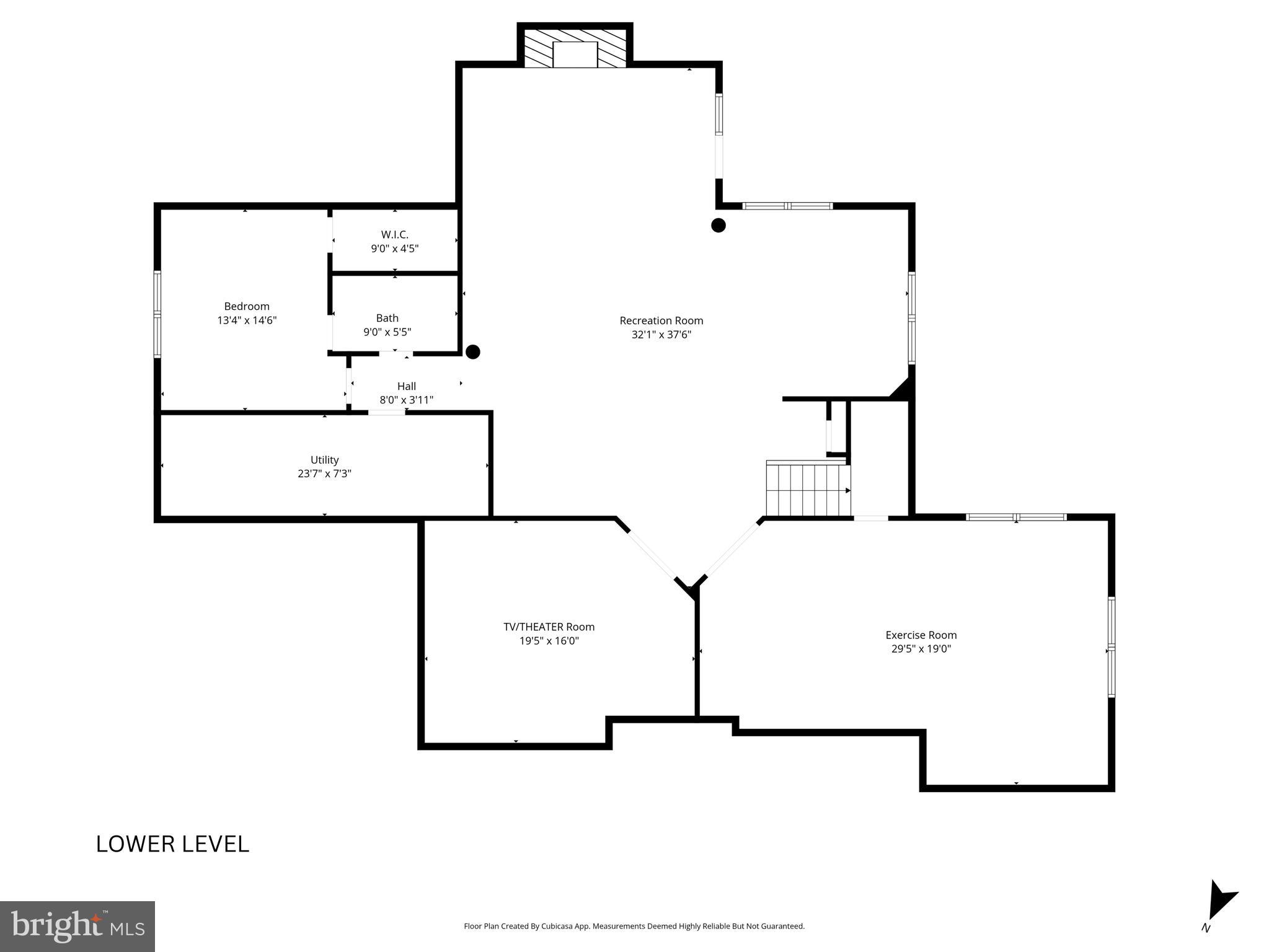 9603 Thistle Ridge Lane Vienna, VA 22182 - Photo 73 of 73 Lower Level Floor Plan