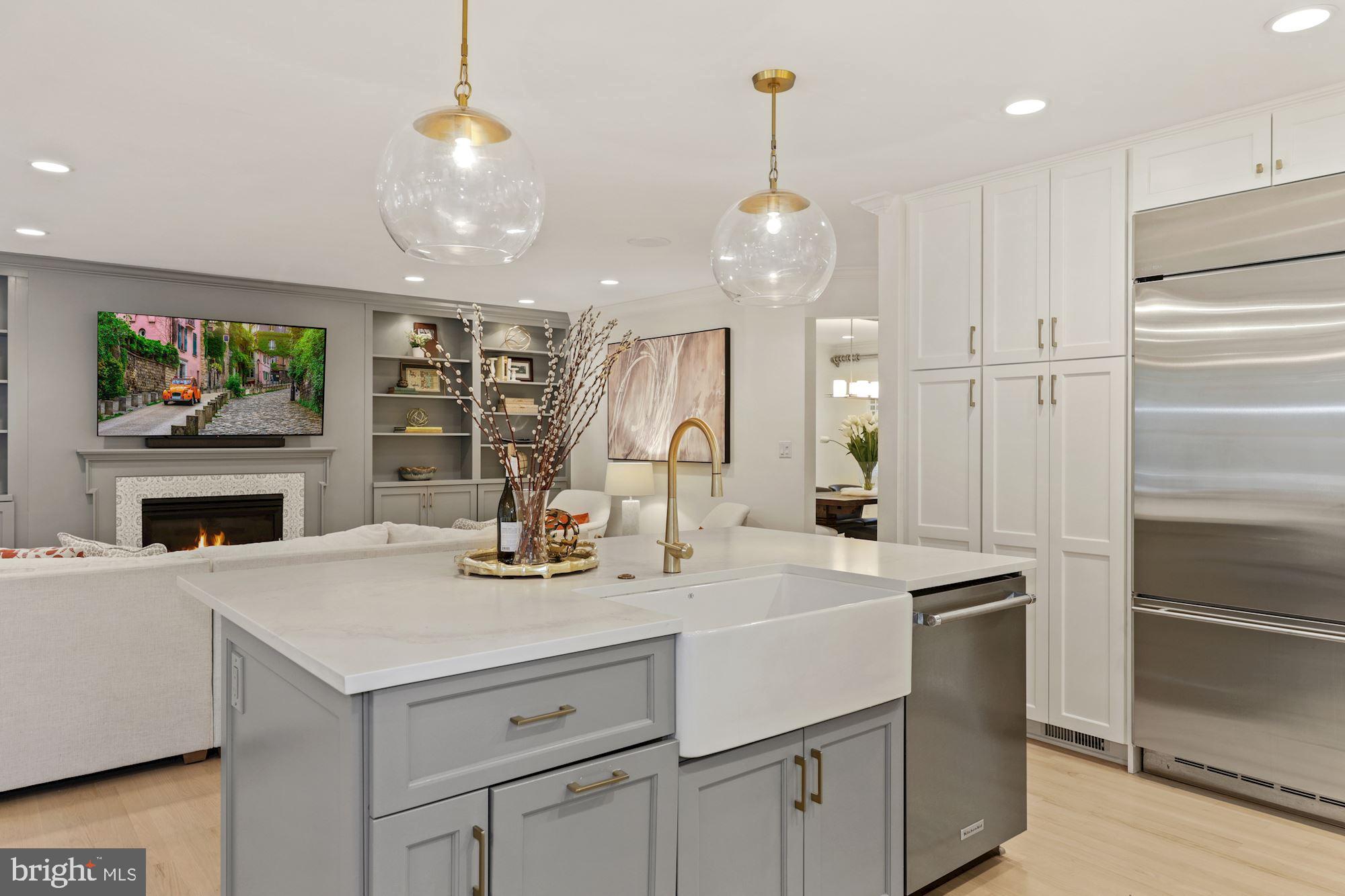5821 Plainview Road Bethesda, MD 20817 - Photo 8 of 46 Enjoy a pantry wall and large farm sink