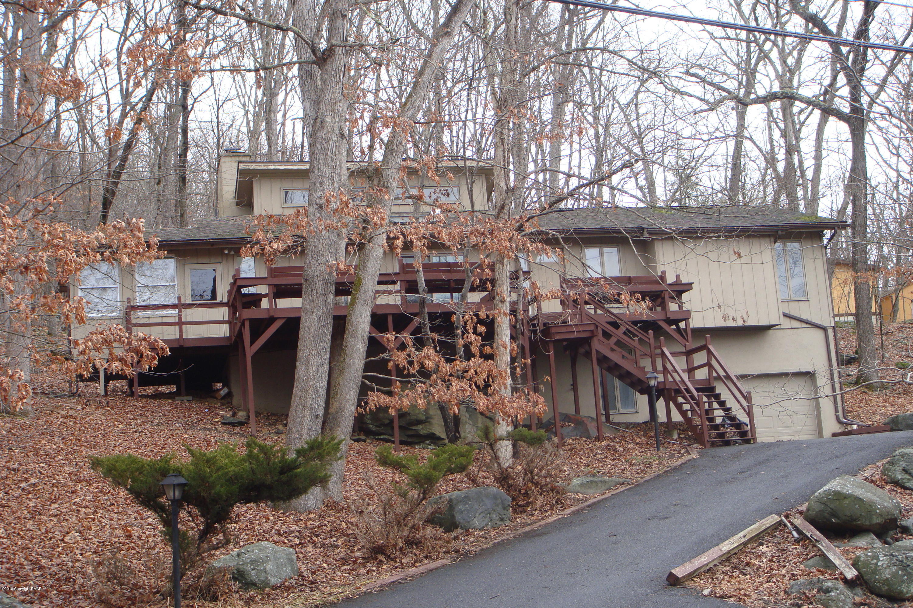 6375 Decker Road Bushkill, PA 18324 - Photo 3 of 60 a view of a house with a patio