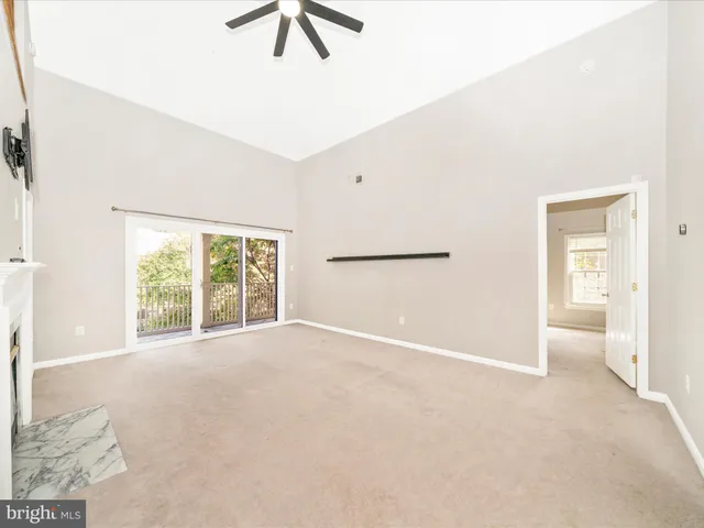 a view of an empty room