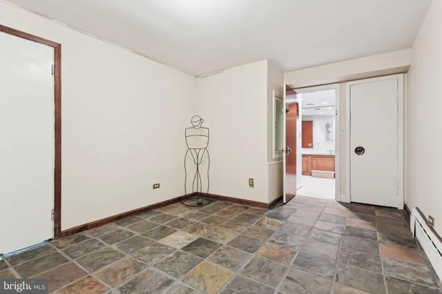 a view of an empty room