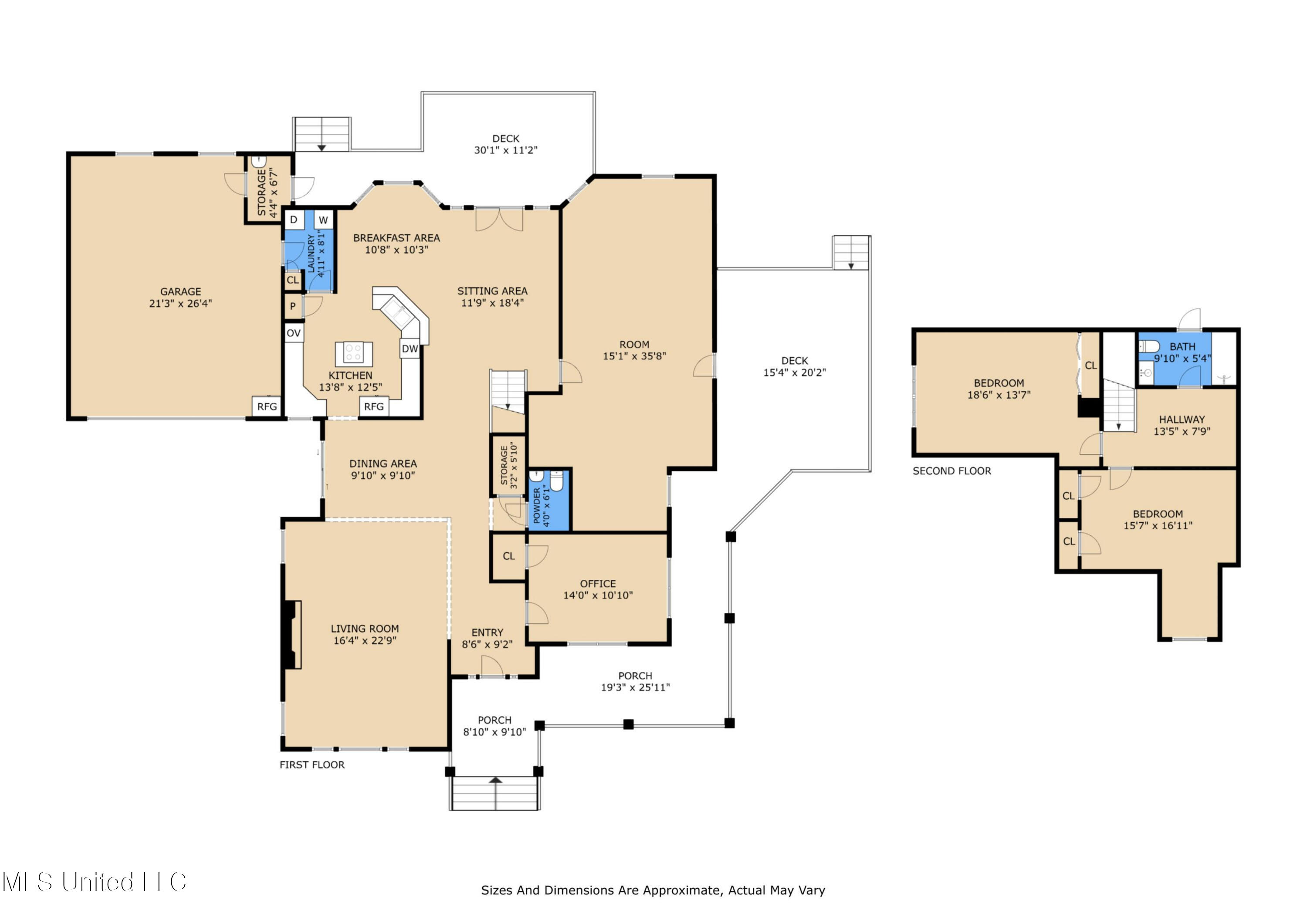 19 Long Lake Carriere, MS 39426 - Photo 37 of 39 Floor plan 19 Long Lake