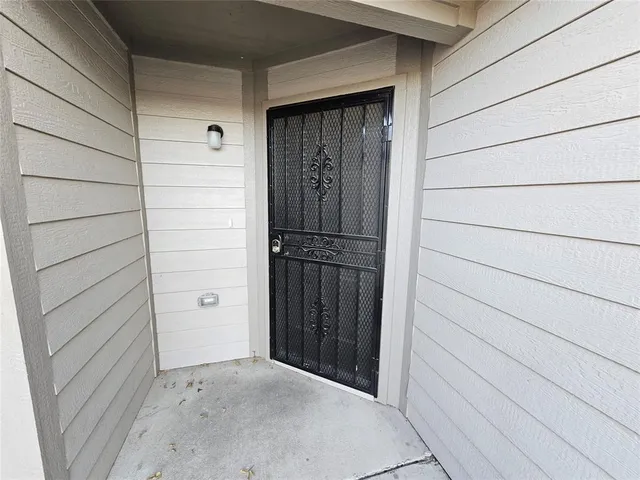 a view of front door