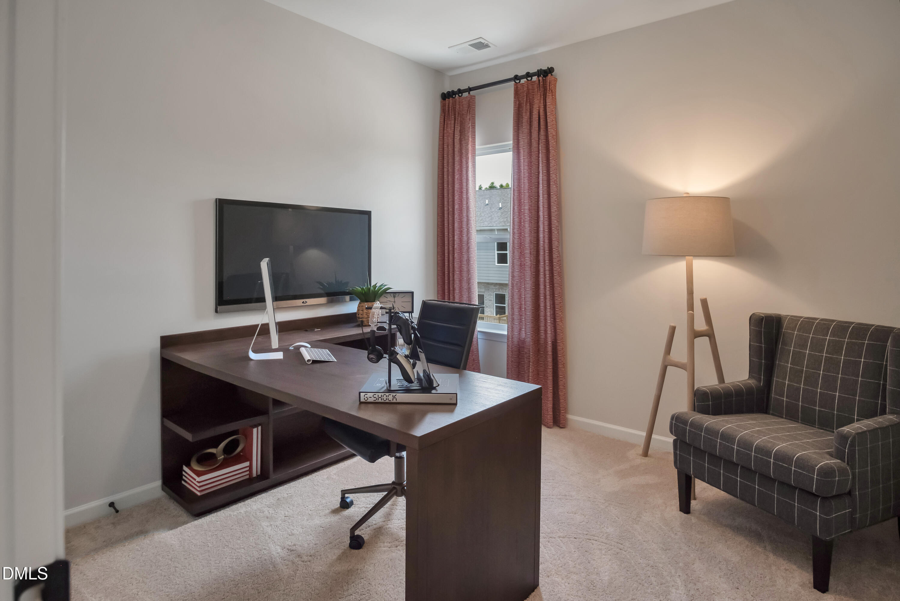 722 Orch Vista Circle Raleigh, NC 27606 - Photo 2 of 30 a living room with furniture and a flat screen tv