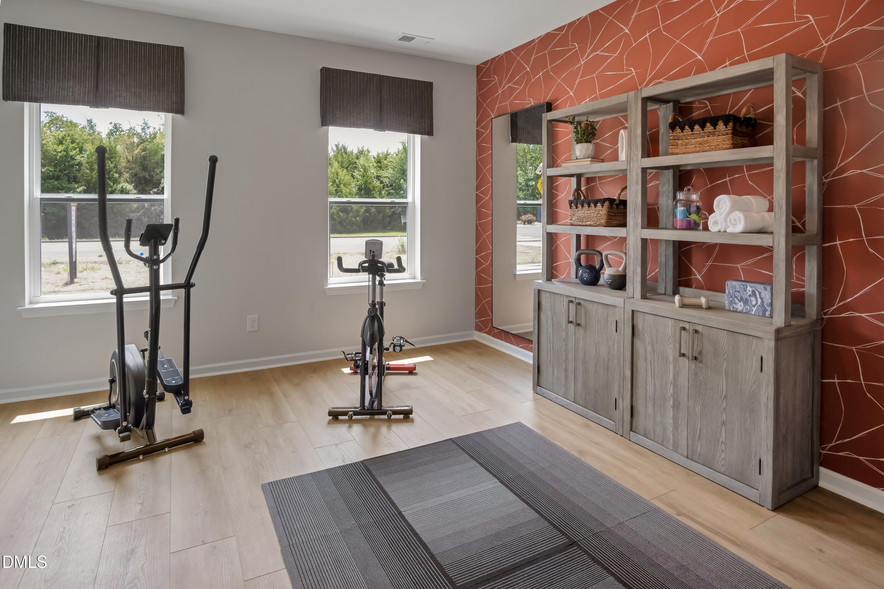 722 Orch Vista Circle Raleigh, NC 27606 - Photo 27 of 30 a view of a room with gym equipment