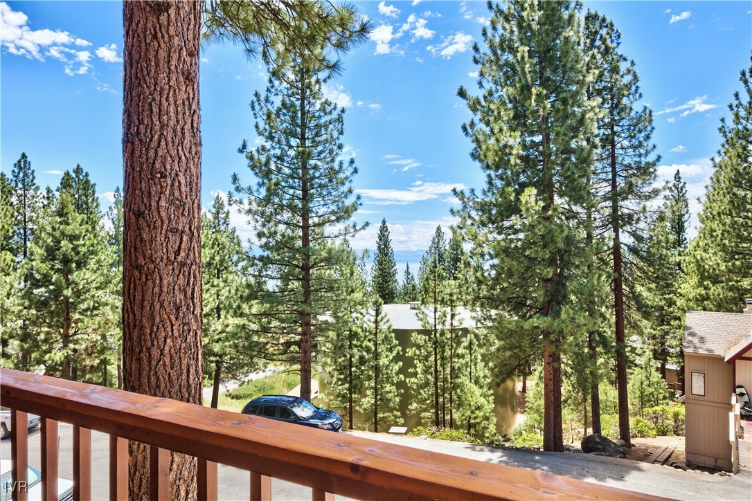 609 Lariat Circle, Unit 2 Incline Village, NV 89451 - Photo 12 of 24 a view of a garden from a balcony