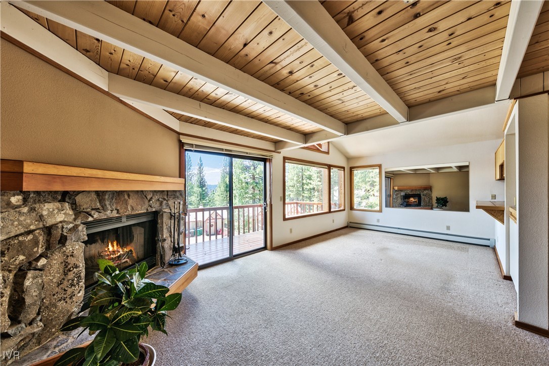 609 Lariat Circle, Unit 2 Incline Village, NV 89451 - Photo 6 of 24 a view of livingroom with furniture fireplace and window