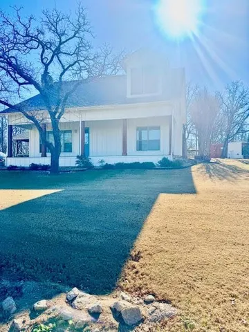 a backyard of a house