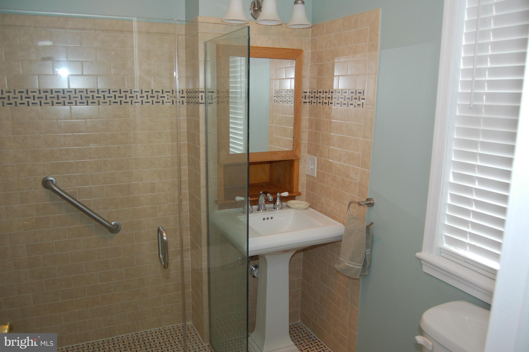 8712 Brickyard Road Potomac, MD 20854 - Photo 16 of 30 a bathroom with a sink a toilet and shower