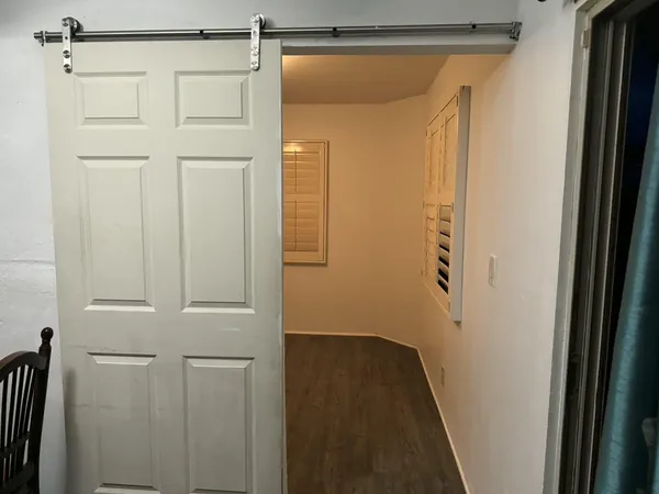 a view of a small space