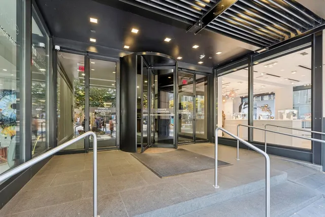 a lobby with entryway