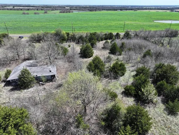 a view of a lush green field