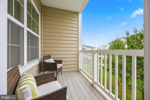 a view of balcony with couch