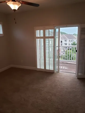 a view of a city from a balcony