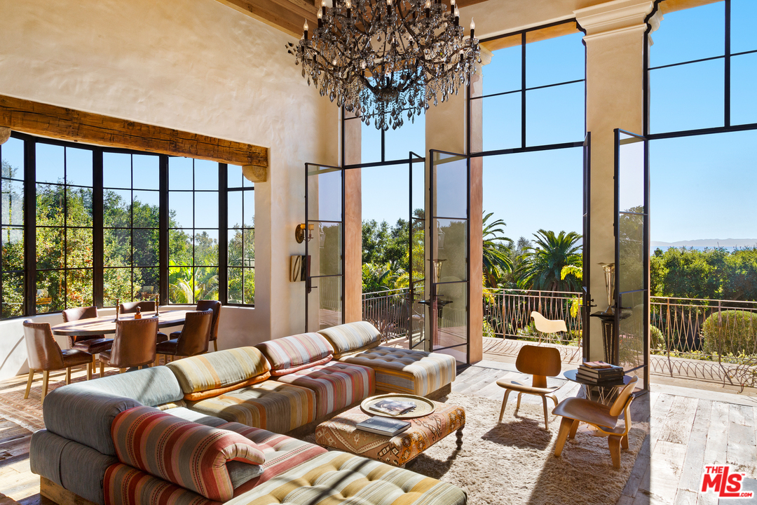848 Hot Springs Road Santa Barbara, CA 93108 - Photo 11 of 26 a outdoor living space with furniture and garden view
