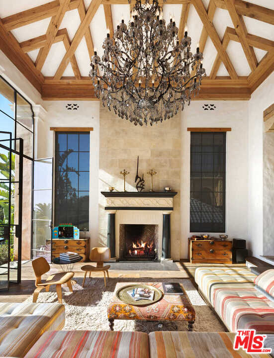 848 Hot Springs Road Santa Barbara, CA 93108 - Photo 12 of 26 a view of a livingroom with furniture and fireplace