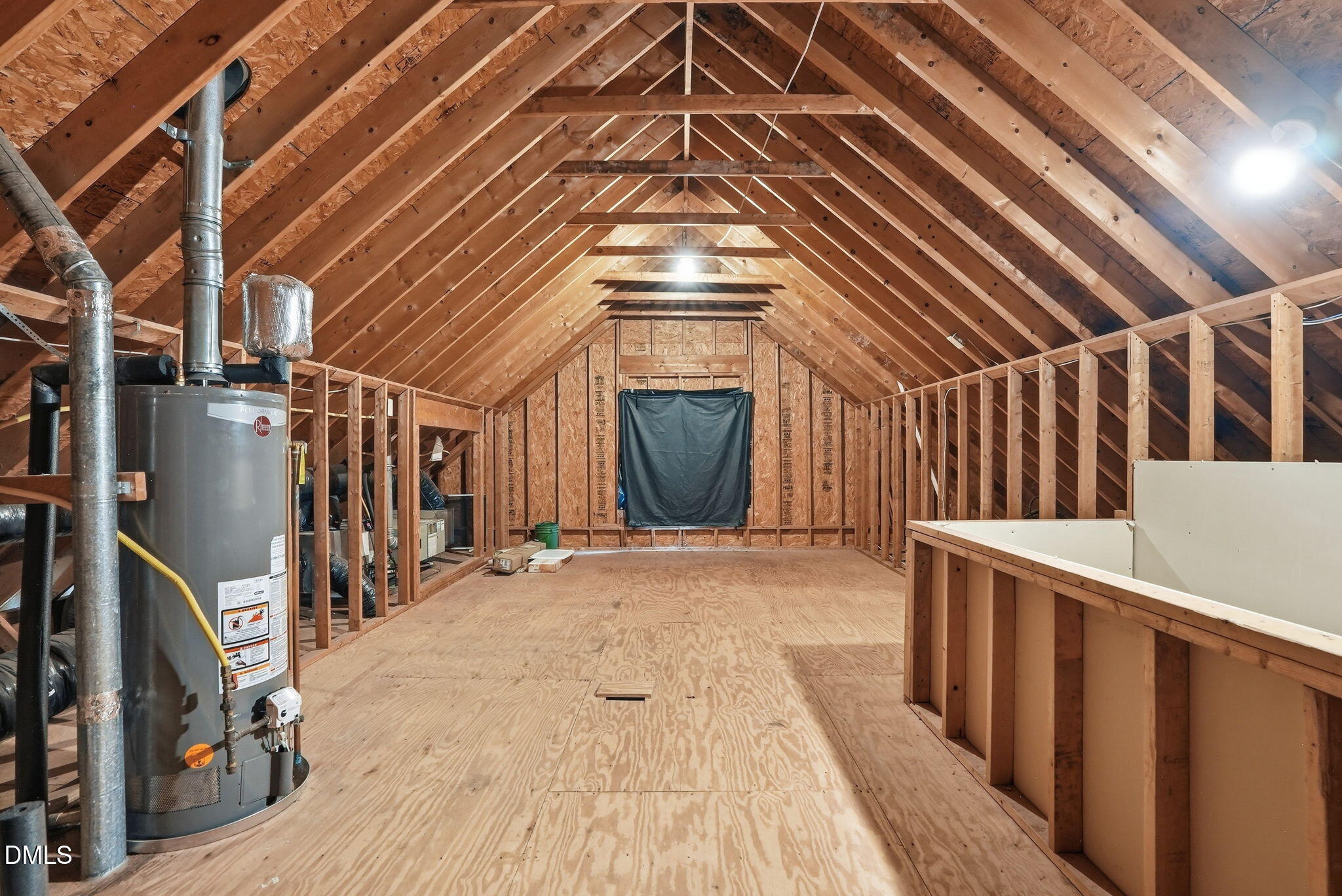 7 Morgans Ridge Lane Durham, NC 27707 - Photo 61 of 75 a view of an empty room with wooden floor