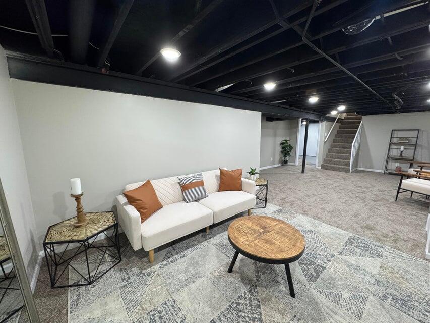 6910 Ash Avenue Gary, IN 46403 - Photo 16 of 27 a living room with furniture and a wooden floor