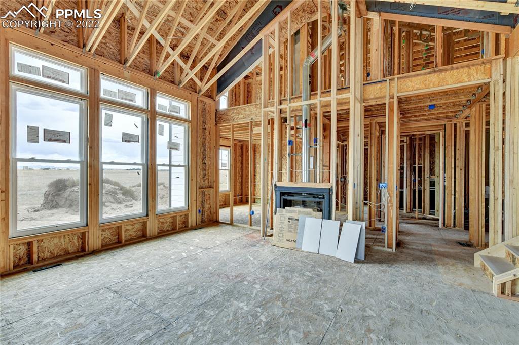 2420 North Log Road Calhan, CO 80808 - Photo 32 of 47 a view of an empty room with a large window