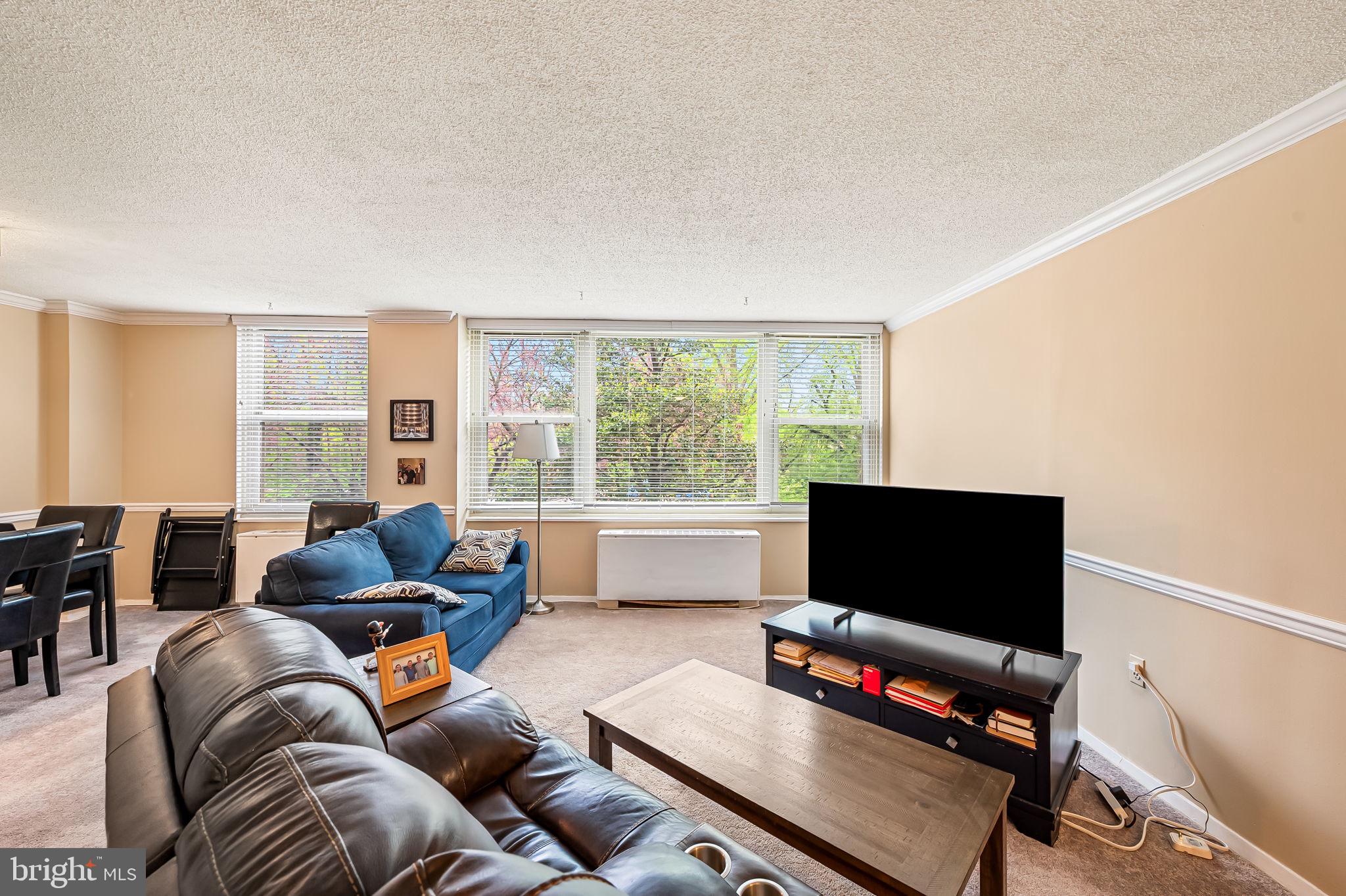 4401 Roland Avenue, Unit 110 Baltimore, MD 21210 - Photo 8 of 23 a living room with furniture and a flat screen tv