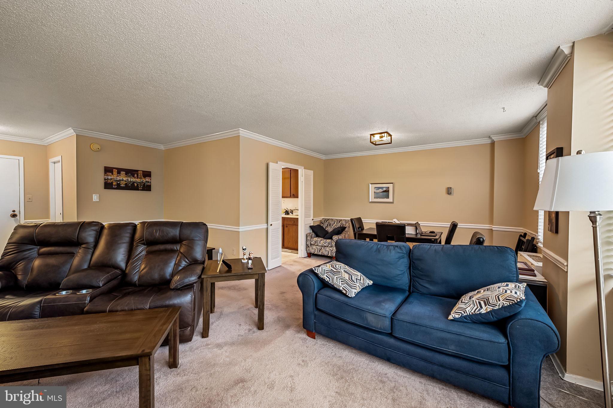 4401 Roland Avenue, Unit 110 Baltimore, MD 21210 - Photo 10 of 23 a living room with a couch and a lamp