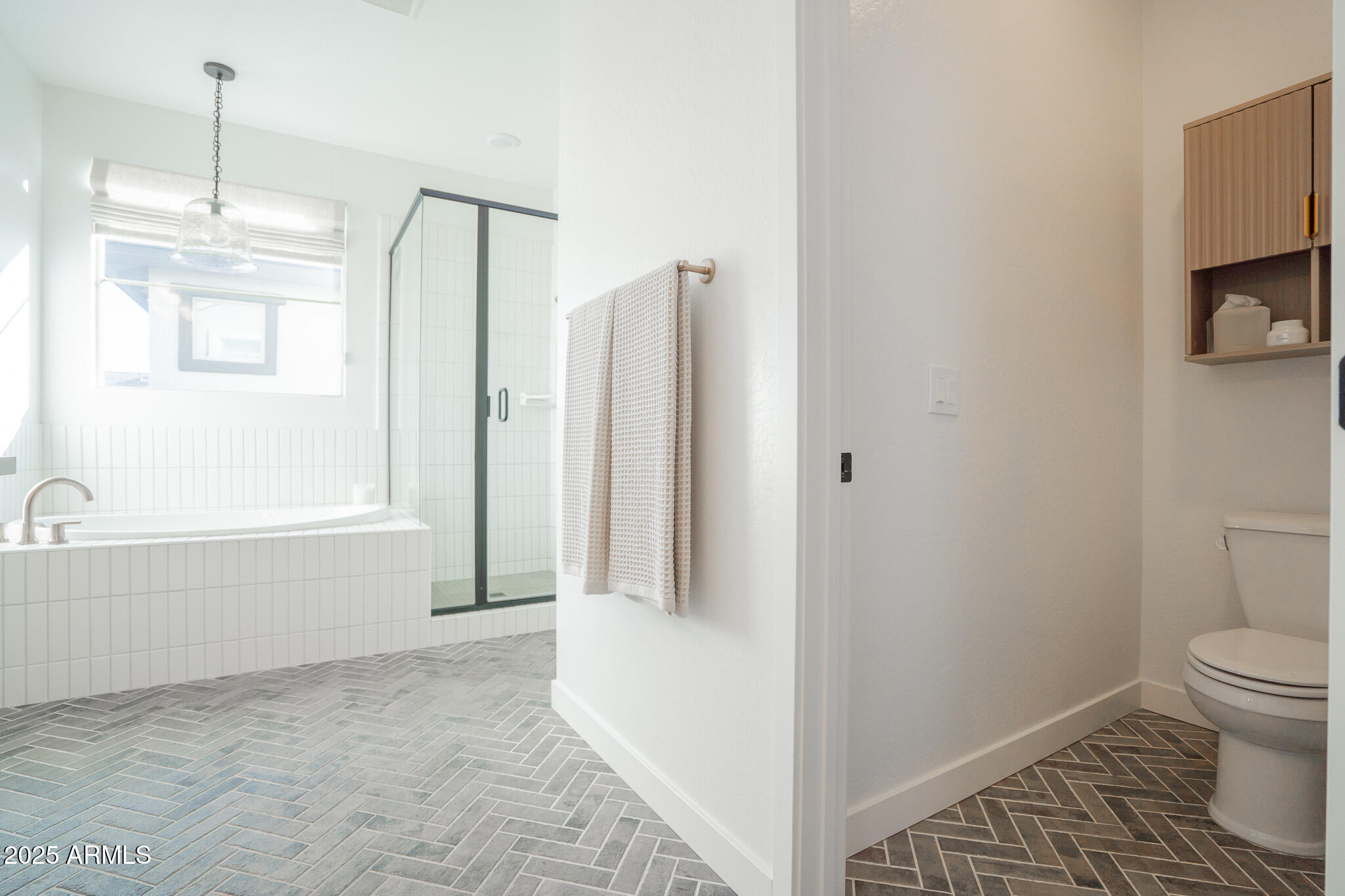 10050 East Tiburon Avenue Mesa, AZ 85212 - Photo 26 of 47 a bathroom with a bathtub and a toilet