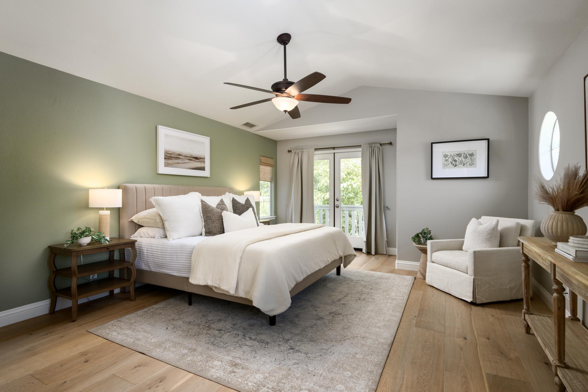 200 Oak View Lane Santa Barbara, CA 93111 - Photo 15 of 35 a bedroom with bed and window