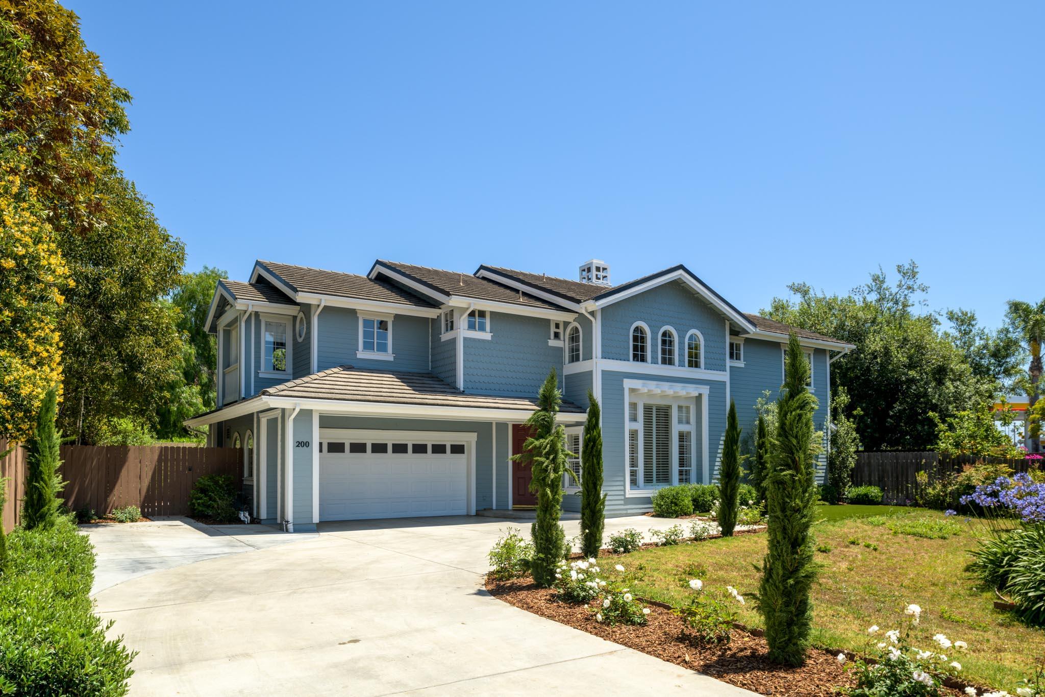 200 Oak View Lane Santa Barbara, CA 93111 - Photo 30 of 35 a front view of a house with garden