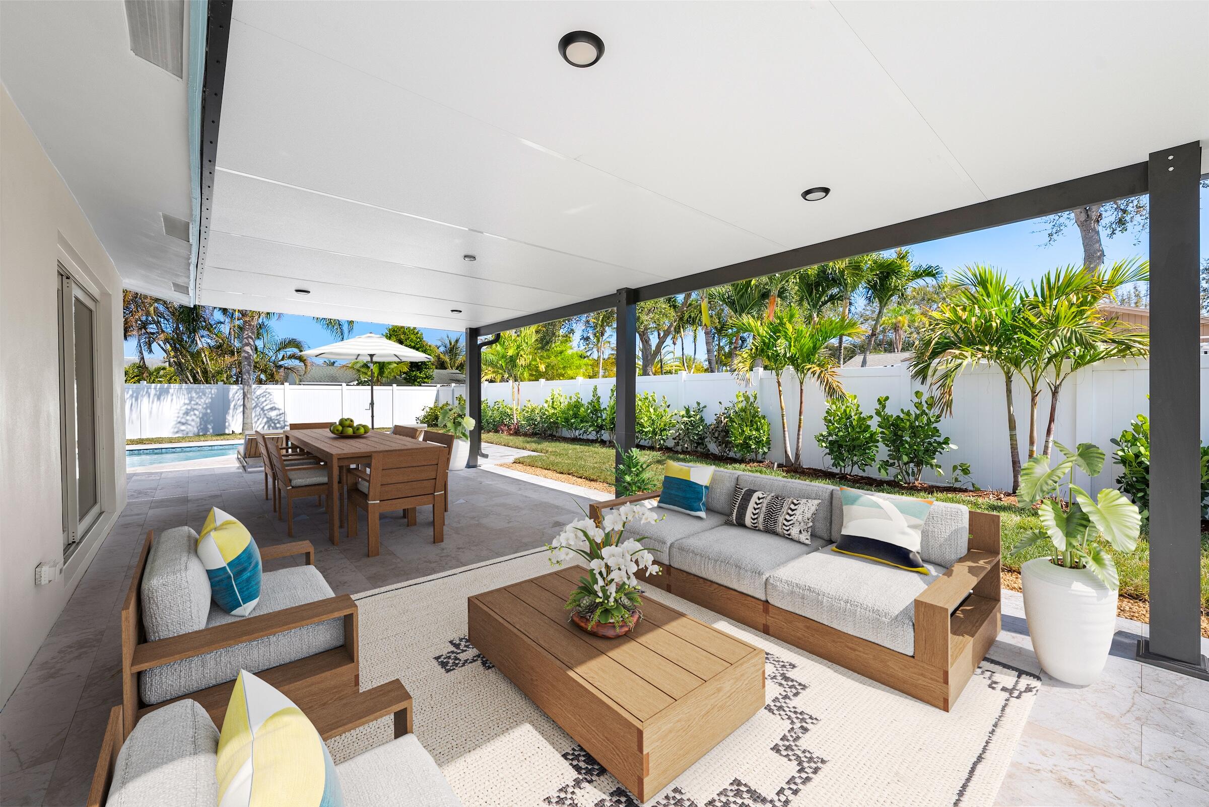 1607 Seabrook Road Jupiter, FL 33469 - Photo 25 of 62 Covered Patio