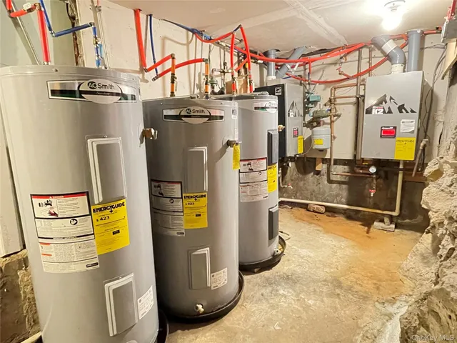 a view of a refrigerator with storage and utility