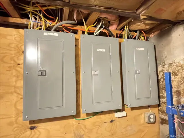 a view of a door of the house