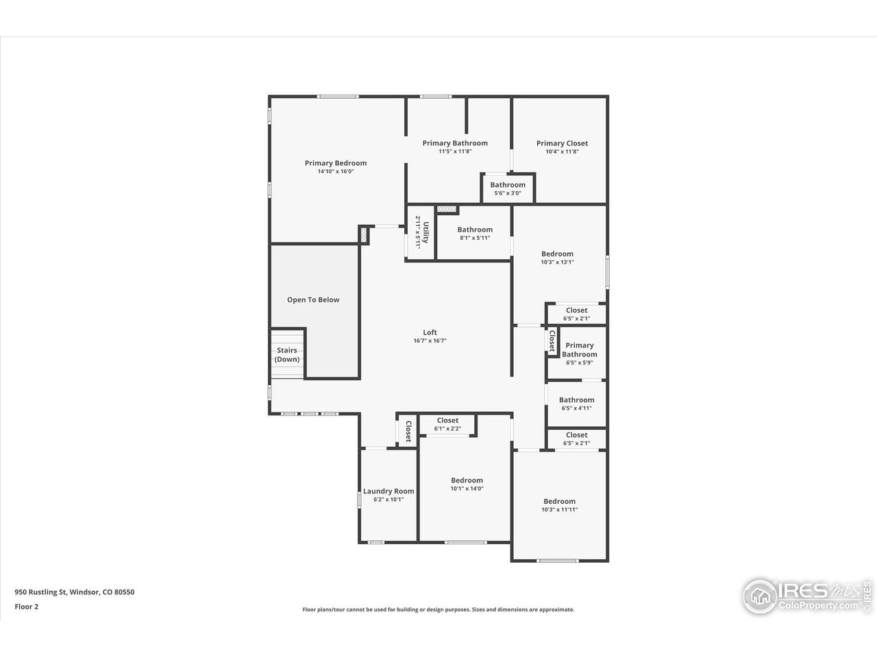 950 Rustling Street Windsor, CO 80550 - Photo 48 of 49 Upper Floor