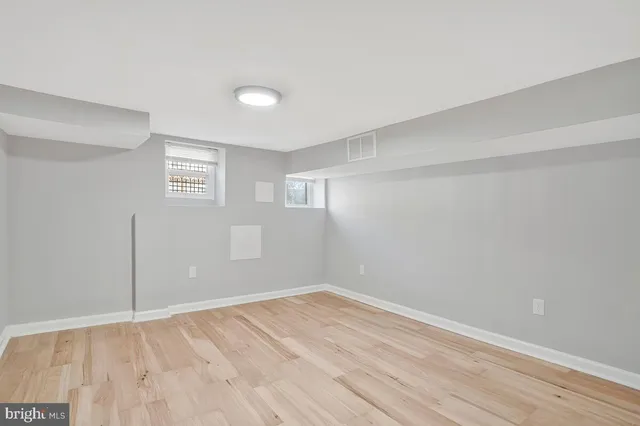 wooden floor in an empty room
