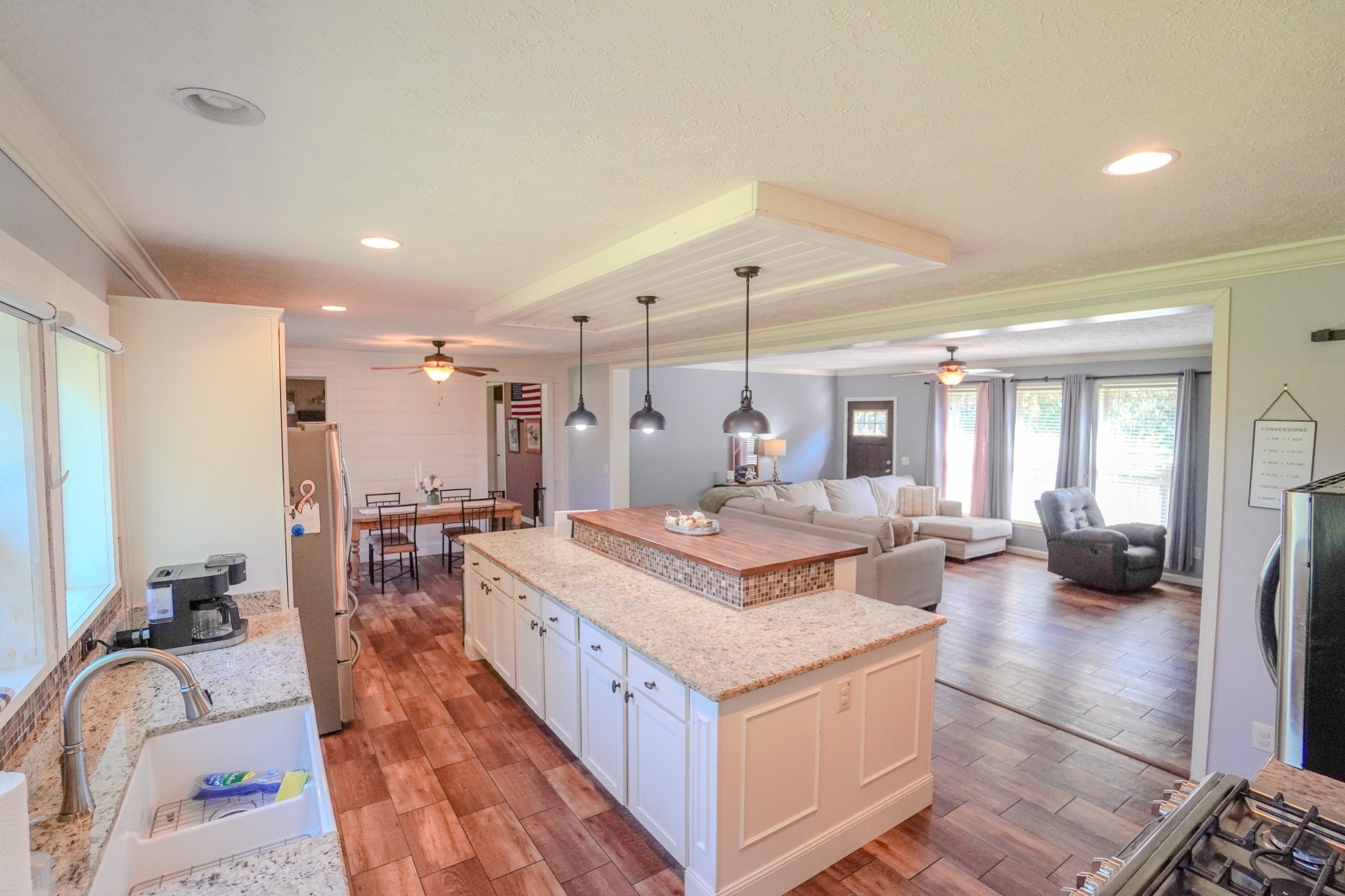 137 Hawkins Road Westmoreland, TN 37186 - Photo 36 of 70 a large white kitchen with a large window