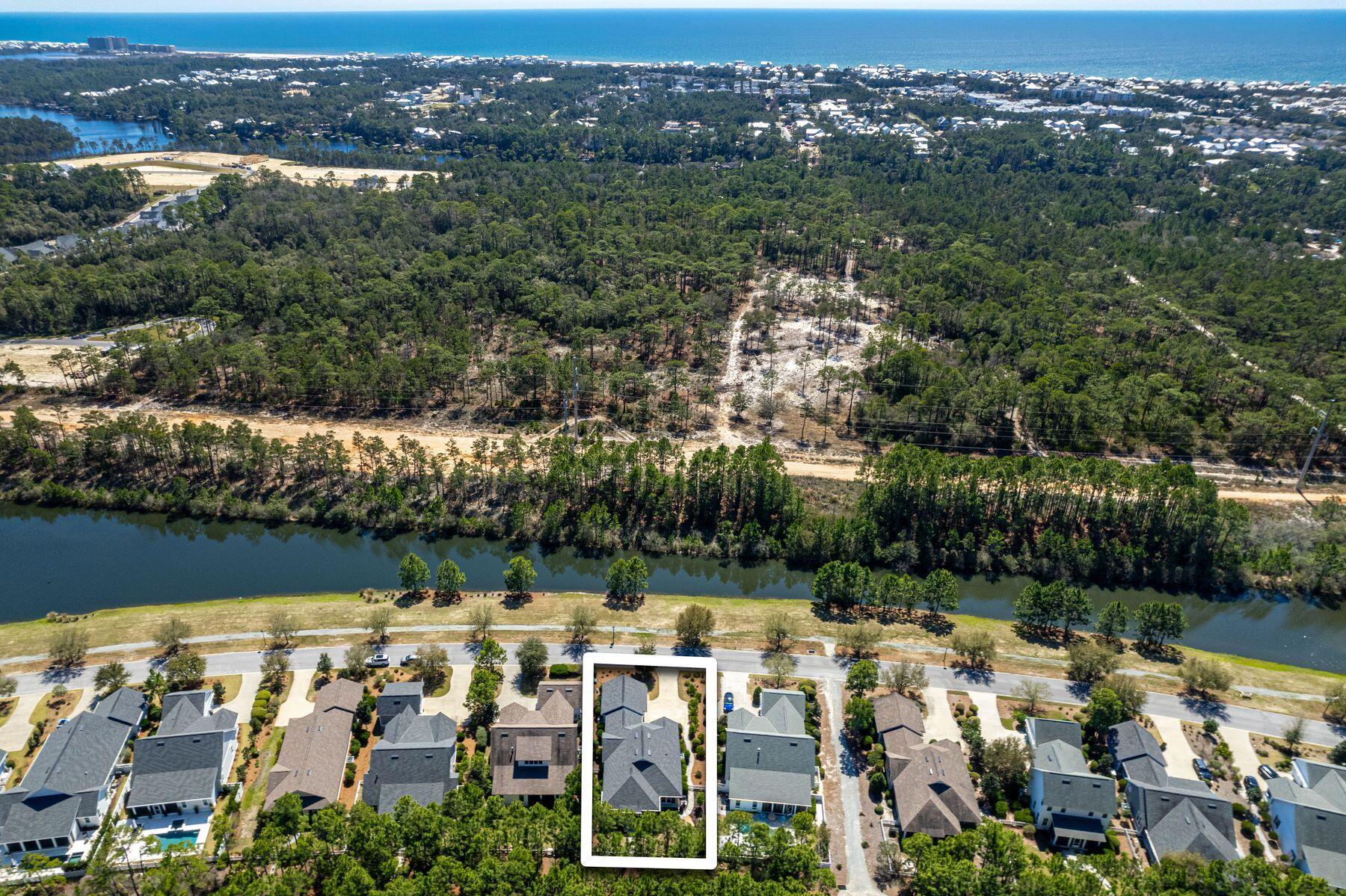 150 Medley Street Watersound, FL 32461 - Photo 23 of 30 aerial view of a city with lake view