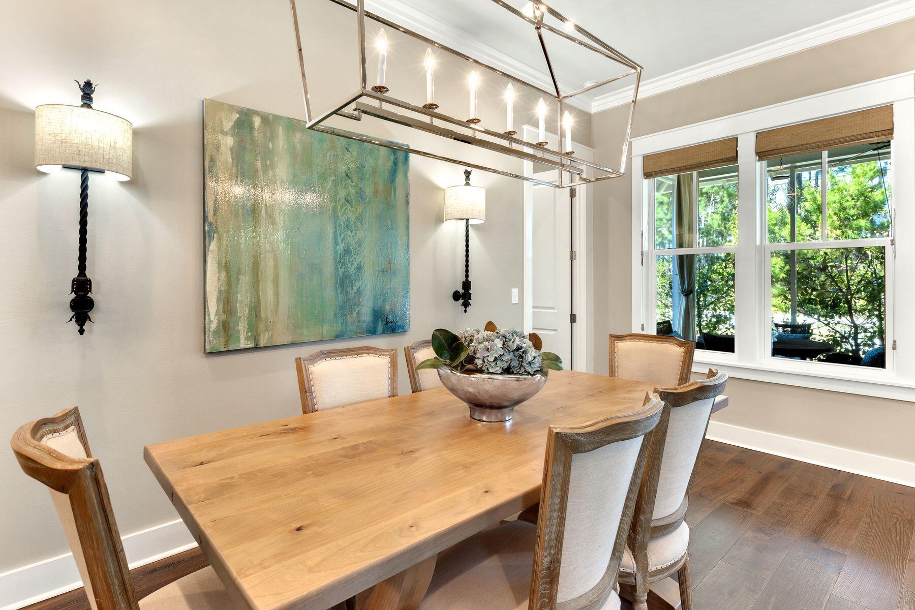 150 Medley Street Watersound, FL 32461 - Photo 7 of 30 a view of a dining room with furniture window and outside view