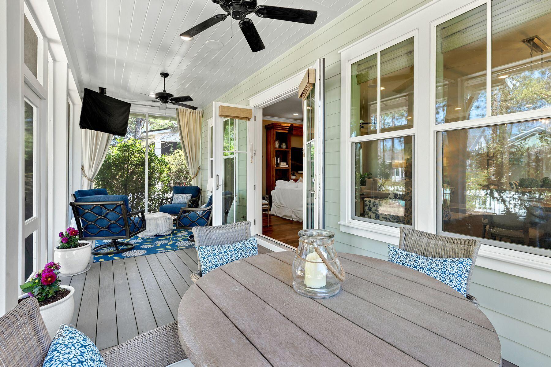 150 Medley Street Watersound, FL 32461 - Photo 10 of 30 a living room with furniture windows and flat screen tv