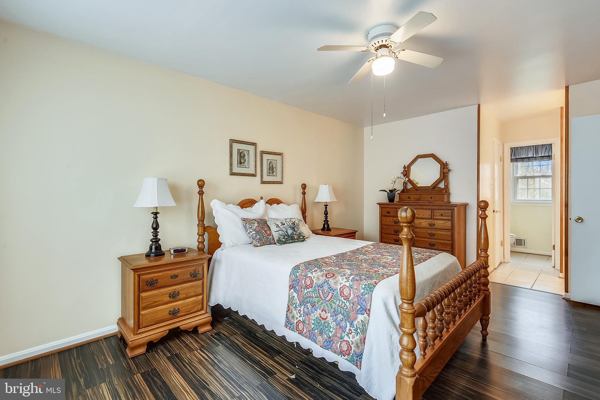 6807 Ben Franklin Road Springfield, VA 22150 - Photo 21 of 52 Ceiling fan in the main bedroom