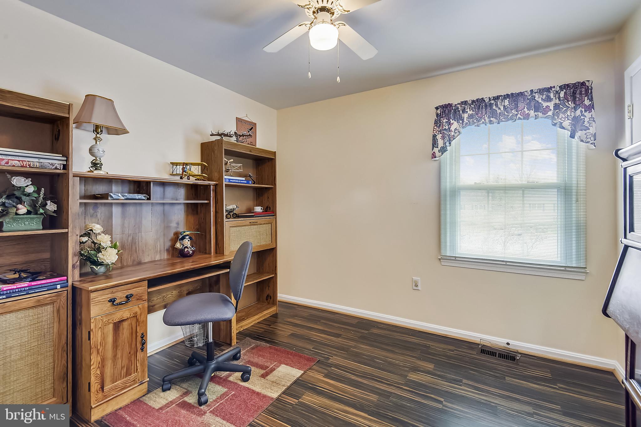 6807 Ben Franklin Road Springfield, VA 22150 - Photo 36 of 52 4th bedroom/office with a ceiling fan