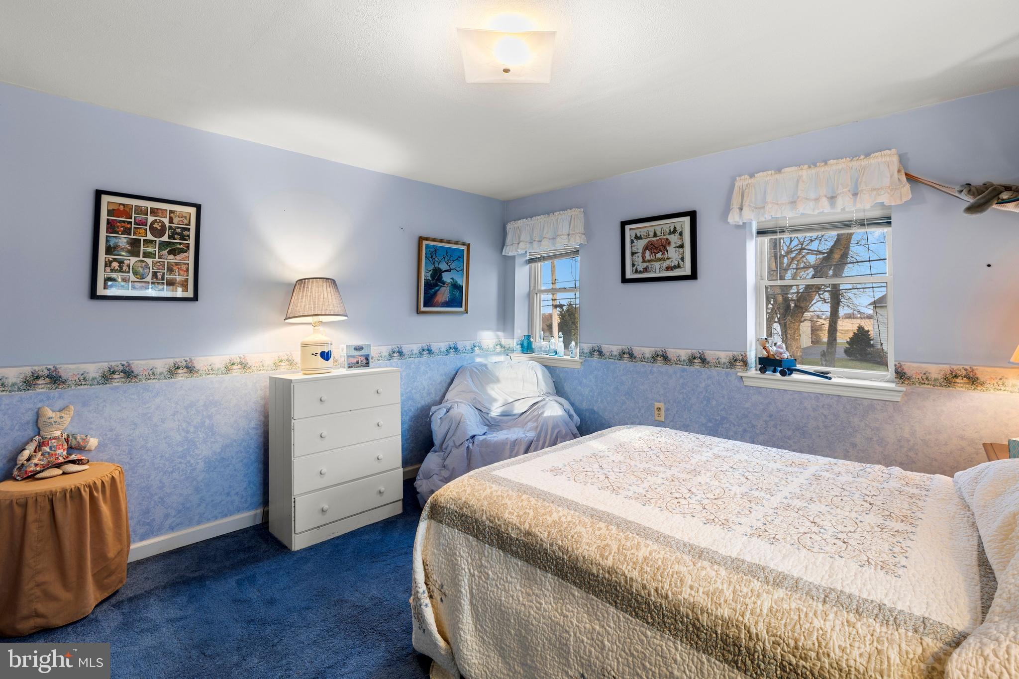 954 Anderson Ferry Road Mount Joy, PA 17552 - Photo 21 of 40 a bed room with a bed and a lamp