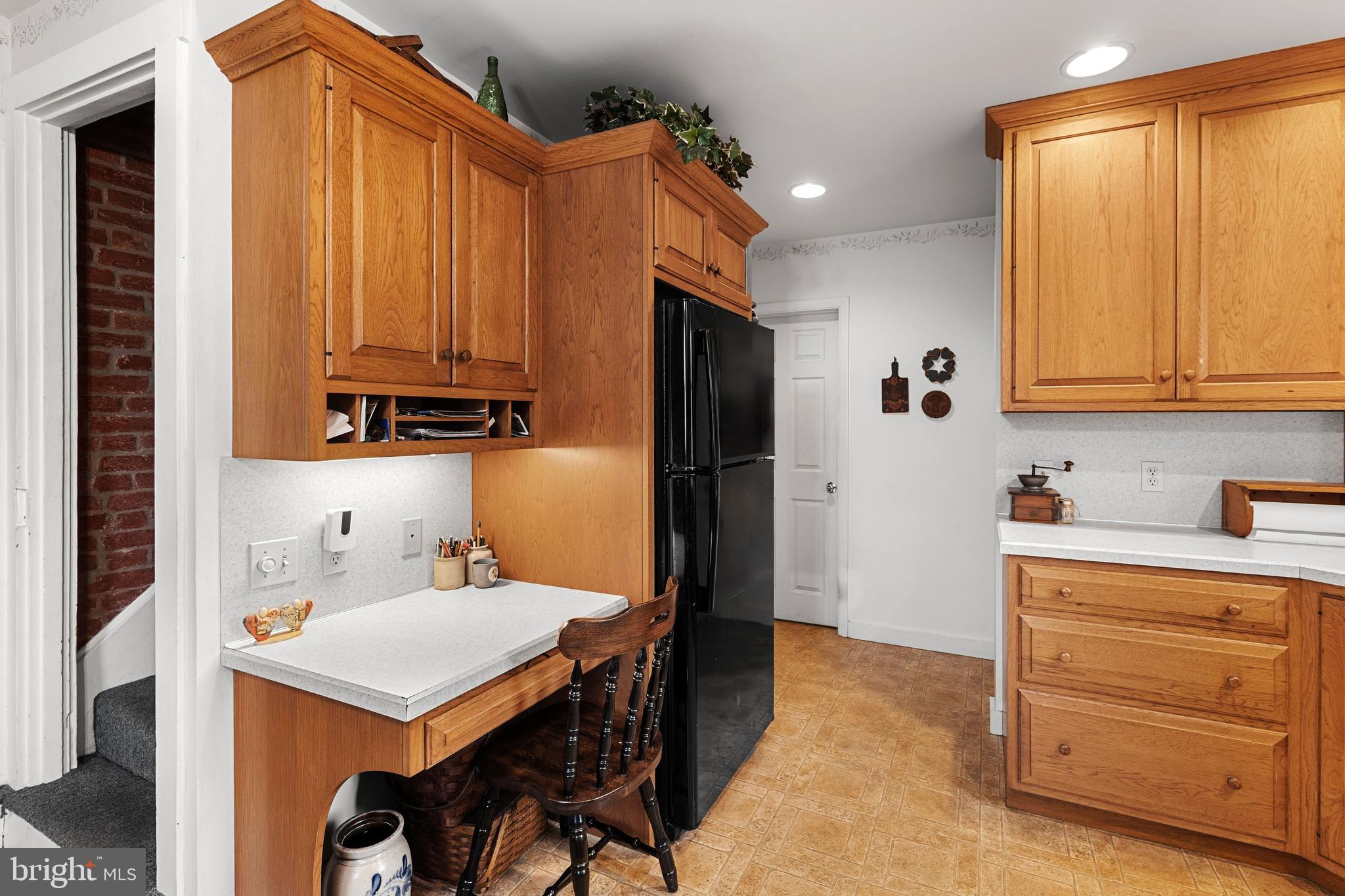 954 Anderson Ferry Road Mount Joy, PA 17552 - Photo 8 of 40 a kitchen that has a cabinets and a refrigerator in it