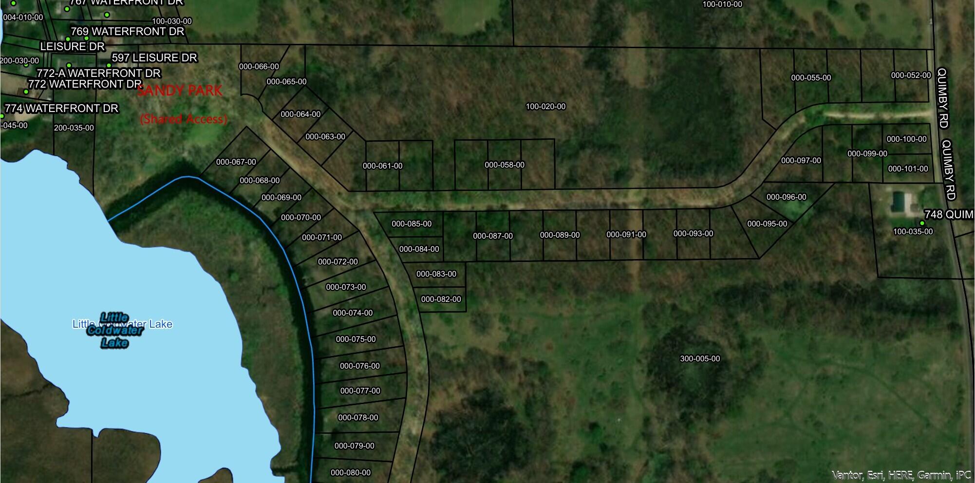 646 East Copeland Road Coldwater, MI 49036 - Photo 17 of 17 Sandy Park Map