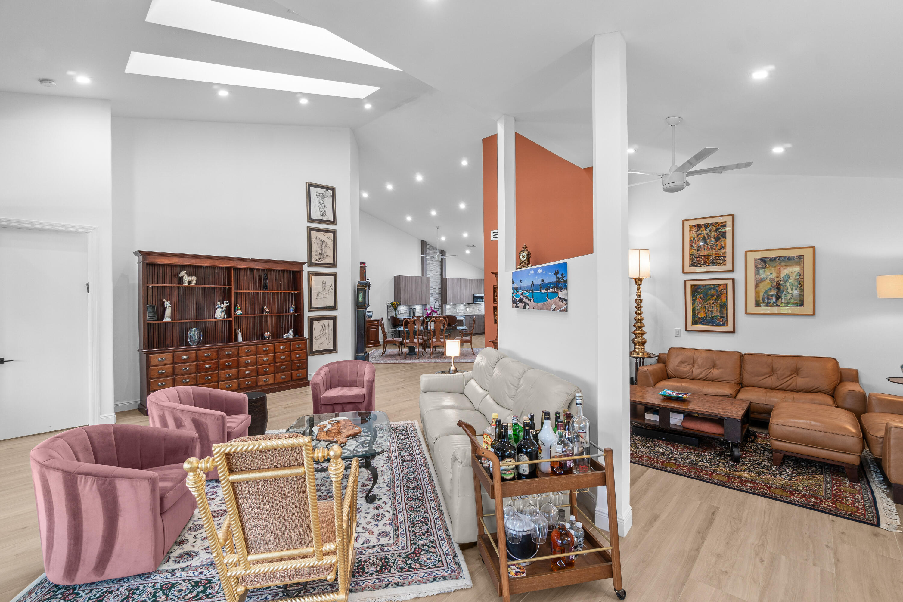 17557 Ashbourne Lane, Unit B Boca Raton, FL 33496 - Photo 11 of 41 a living room with furniture and a large window