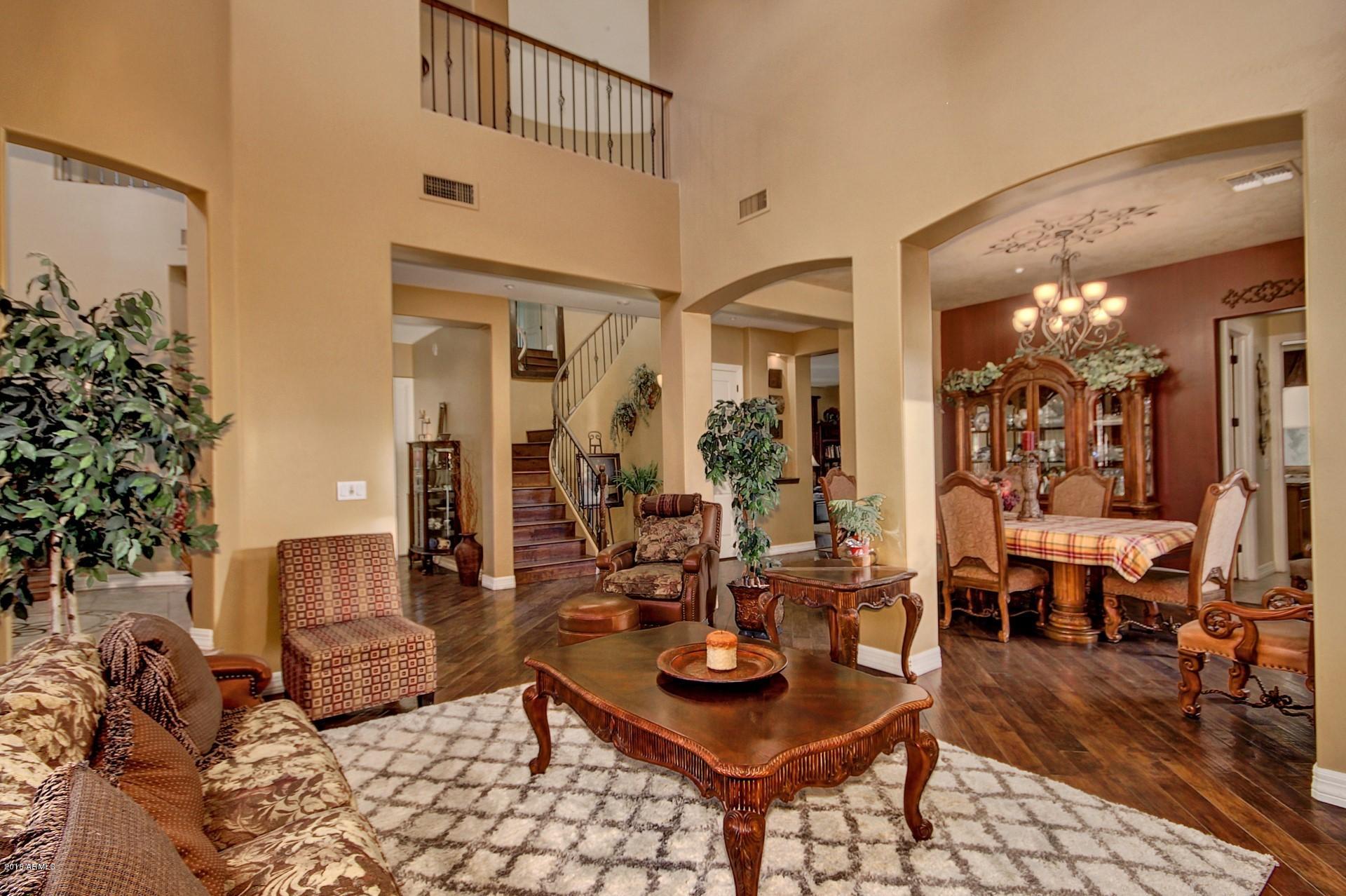 16417 South 23rd Way Phoenix, AZ 85048 - Photo 3 of 32 a living room with furniture and a potted plant